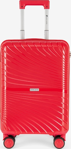 Valise 'JOY' PIERRE CARDIN en rouge : devant