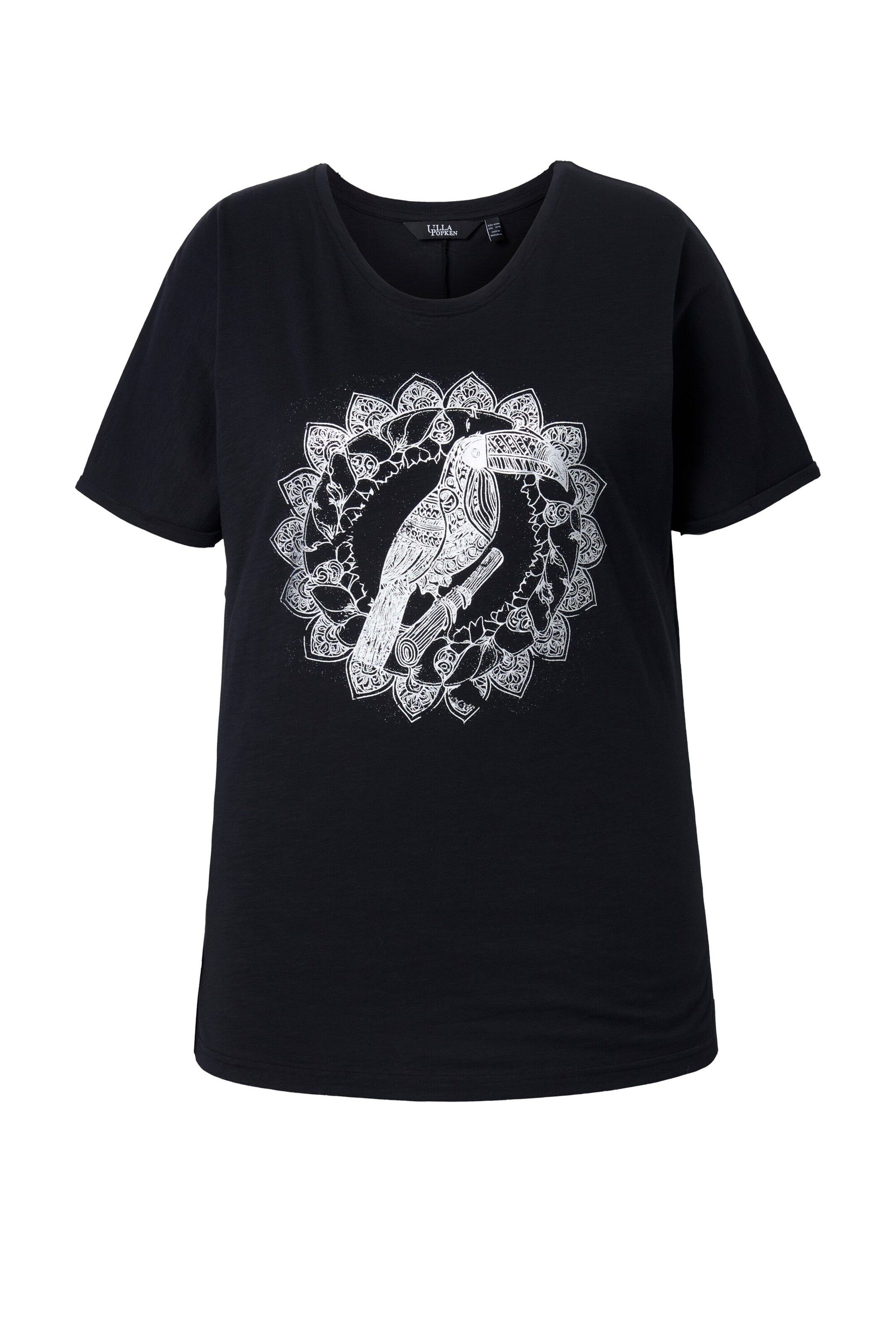 Ulla Popken Shirt in Schwarz: Vorderseite