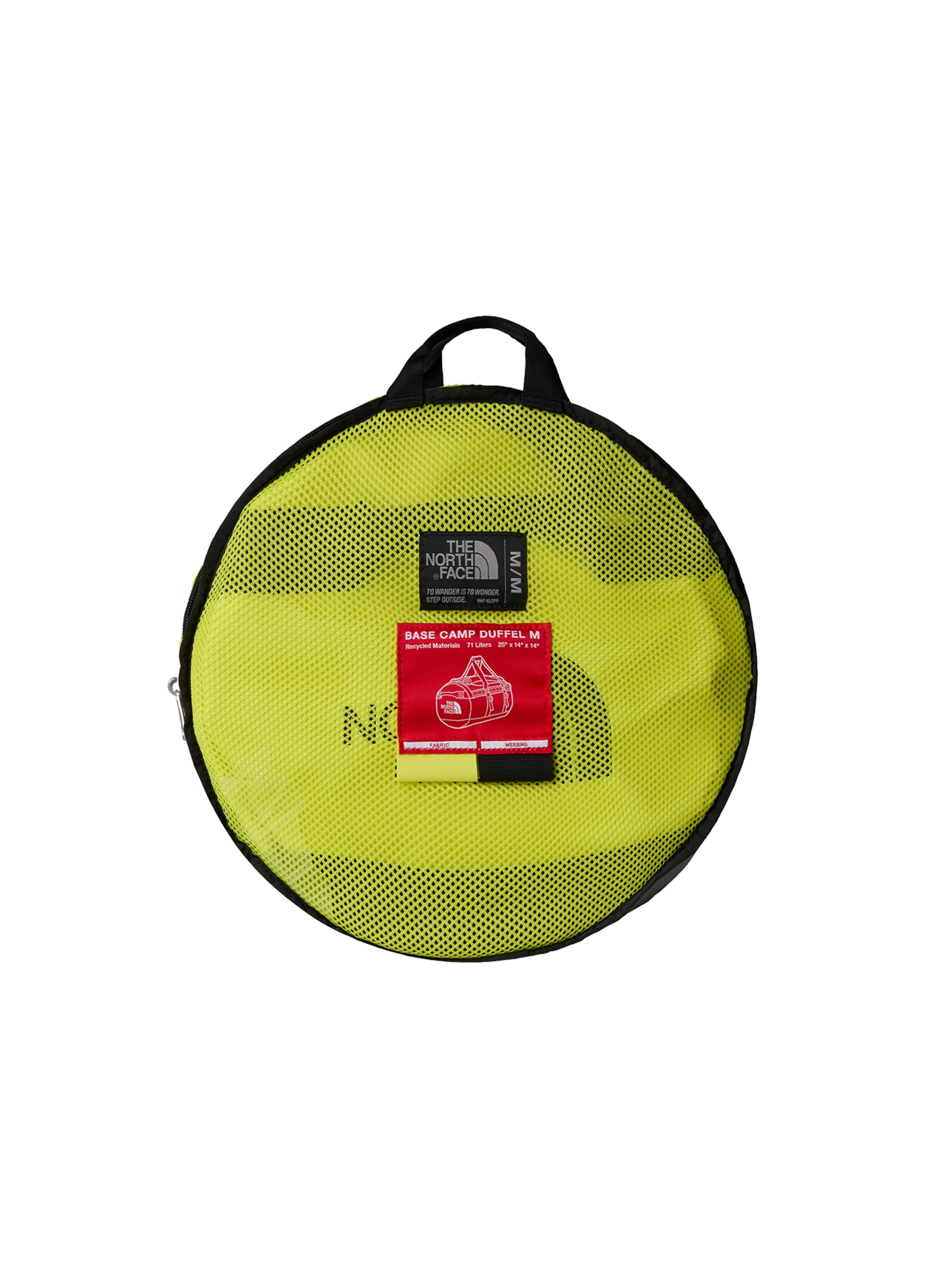 THE NORTH FACE Potovalna torba | zelena barva