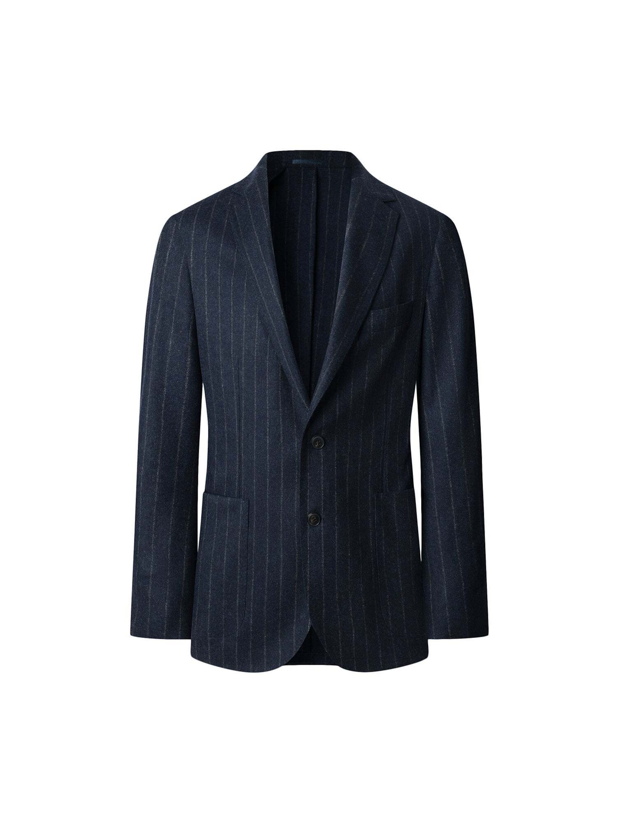 Hackett London Slim fit Colbert 'Flan' in Blauw: voorkant