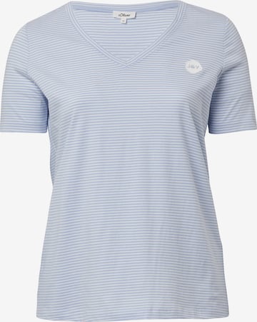 T-shirt s.Oliver en bleu : devant