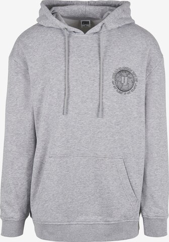 Urban Classics Sweatshirt in Grey: front