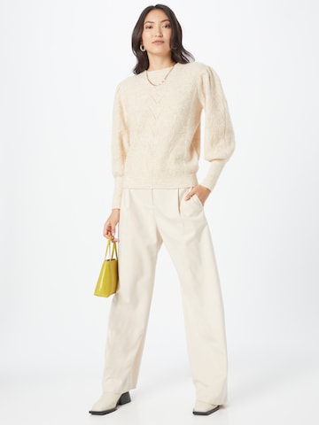 Suncoo Sweter 'PLAIA' w kolorze beżowy