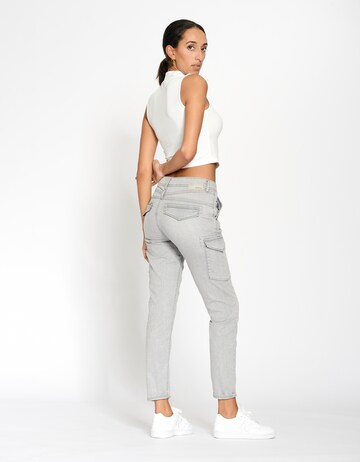 Gang Slimfit Cargojeans '94Amelie' in Grijs