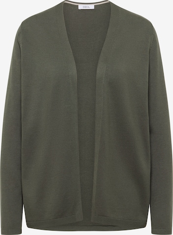 CECIL Strickjacke in Grün: Vorderseite