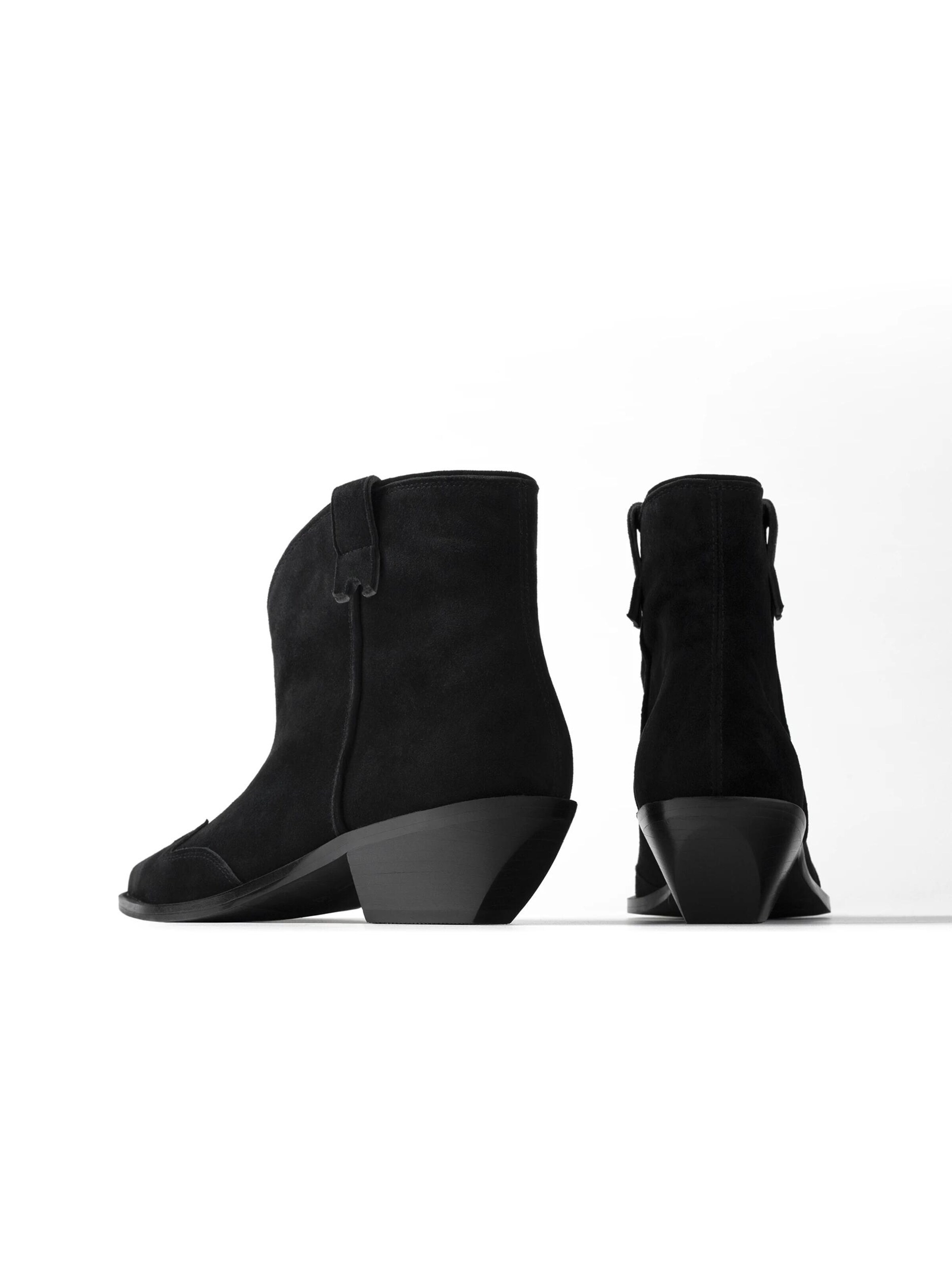 L37 HANDMADE SHOES Bokabakancsok 'MAKE YOUR OWN RULES' - fekete