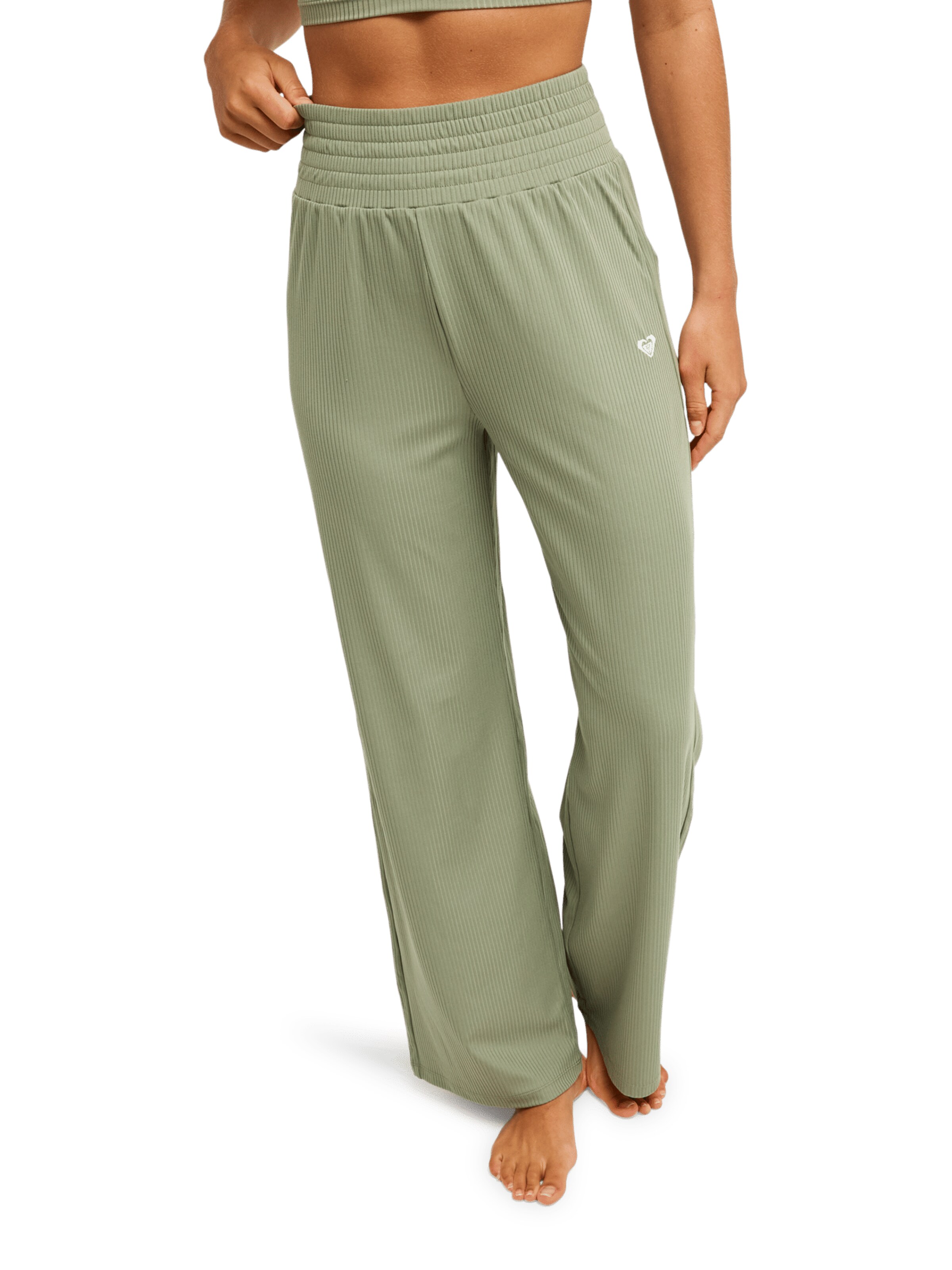 ROXY Hose 'Rise & Vibe' in Grün: Vorderseite