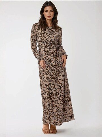 Hiccup - Vestido em castanho