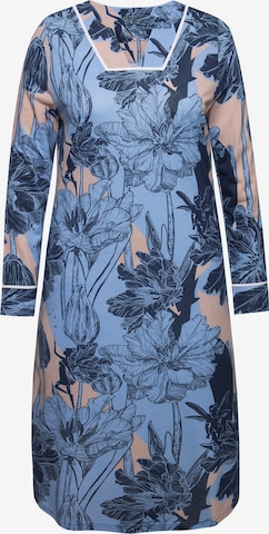 Ulla Popken Nachthemd in Blauw: voorkant