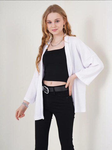 Kimono Bigdart en blanc : devant