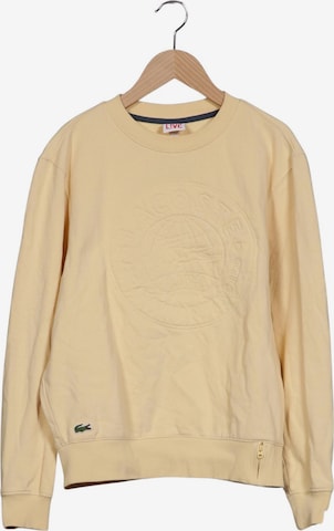 Lacoste LIVE Sweater S in Gelb: Vorderseite