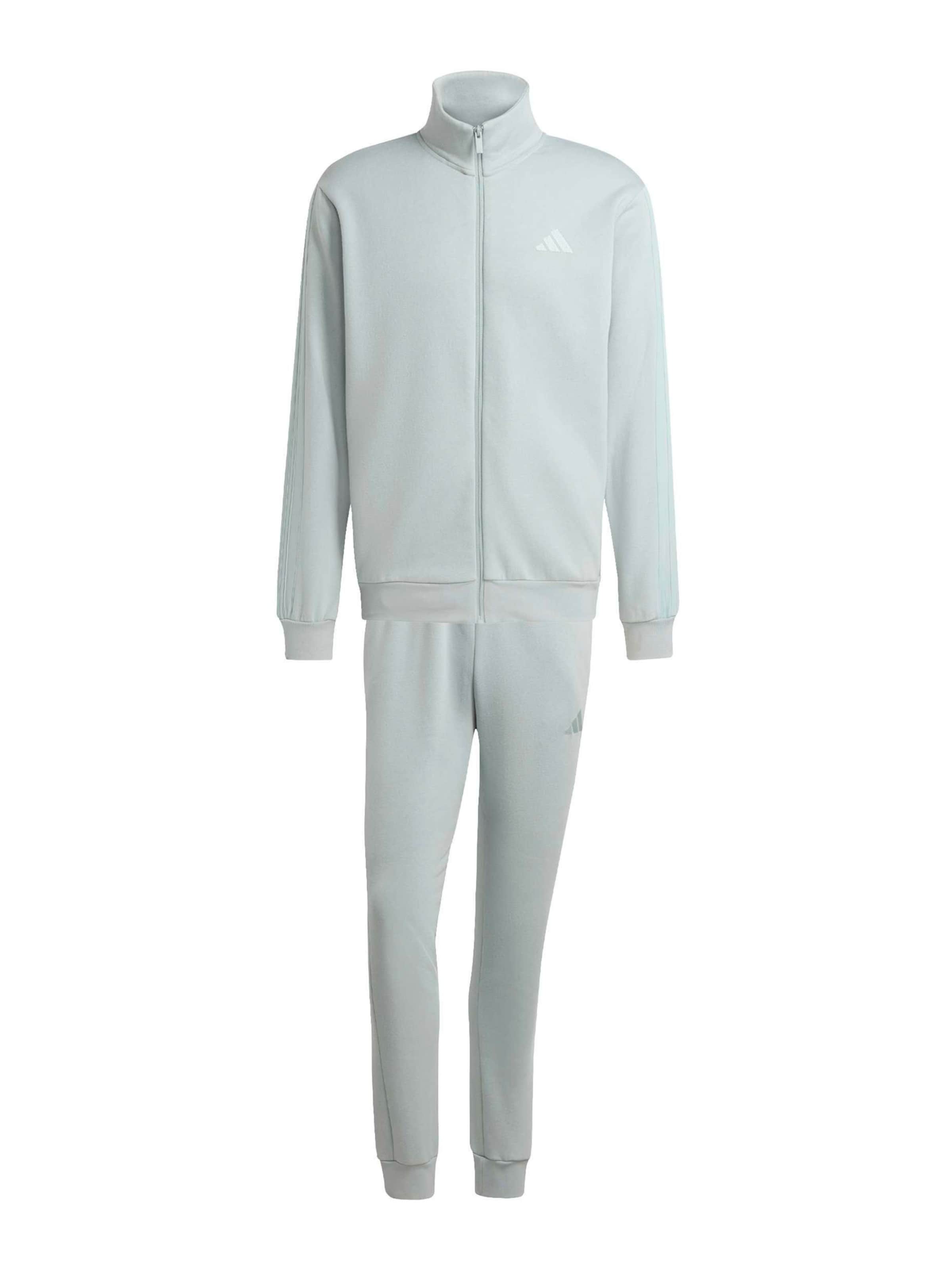 ADIDAS SPORTSWEAR Φόρμα '3-STRIPES FLEECE' σε πράσινο: μπροστά