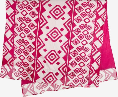LASCANA Strandtuch in One Size in pink / weiß, Produktansicht