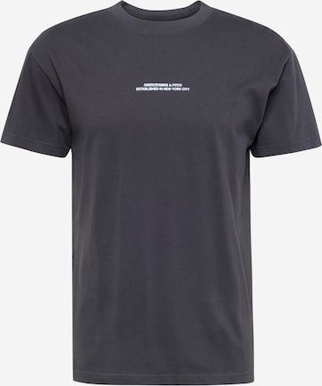 Abercrombie & Fitch Shirt 'GETAWAY' in Black: front