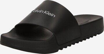 Calvin Klein - Zapatos abiertos en negro: frente