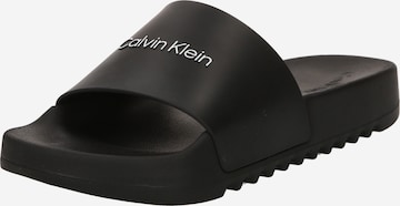 Mule Calvin Klein en noir : devant