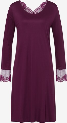 Hanro Nightgown 'Lovis' in Purple: front