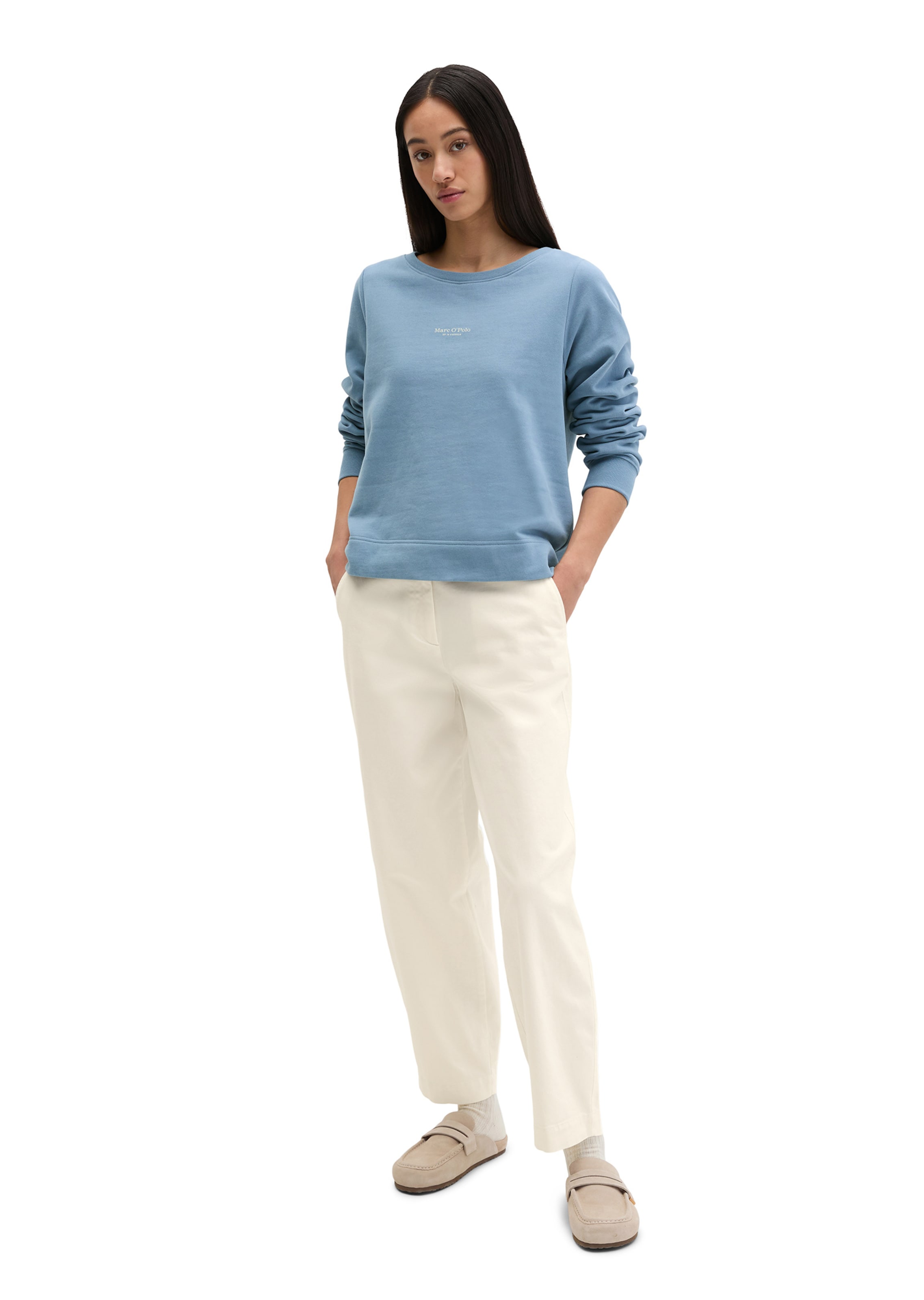 Marc O'Polo Sweatshirt 'DfC' in Blue