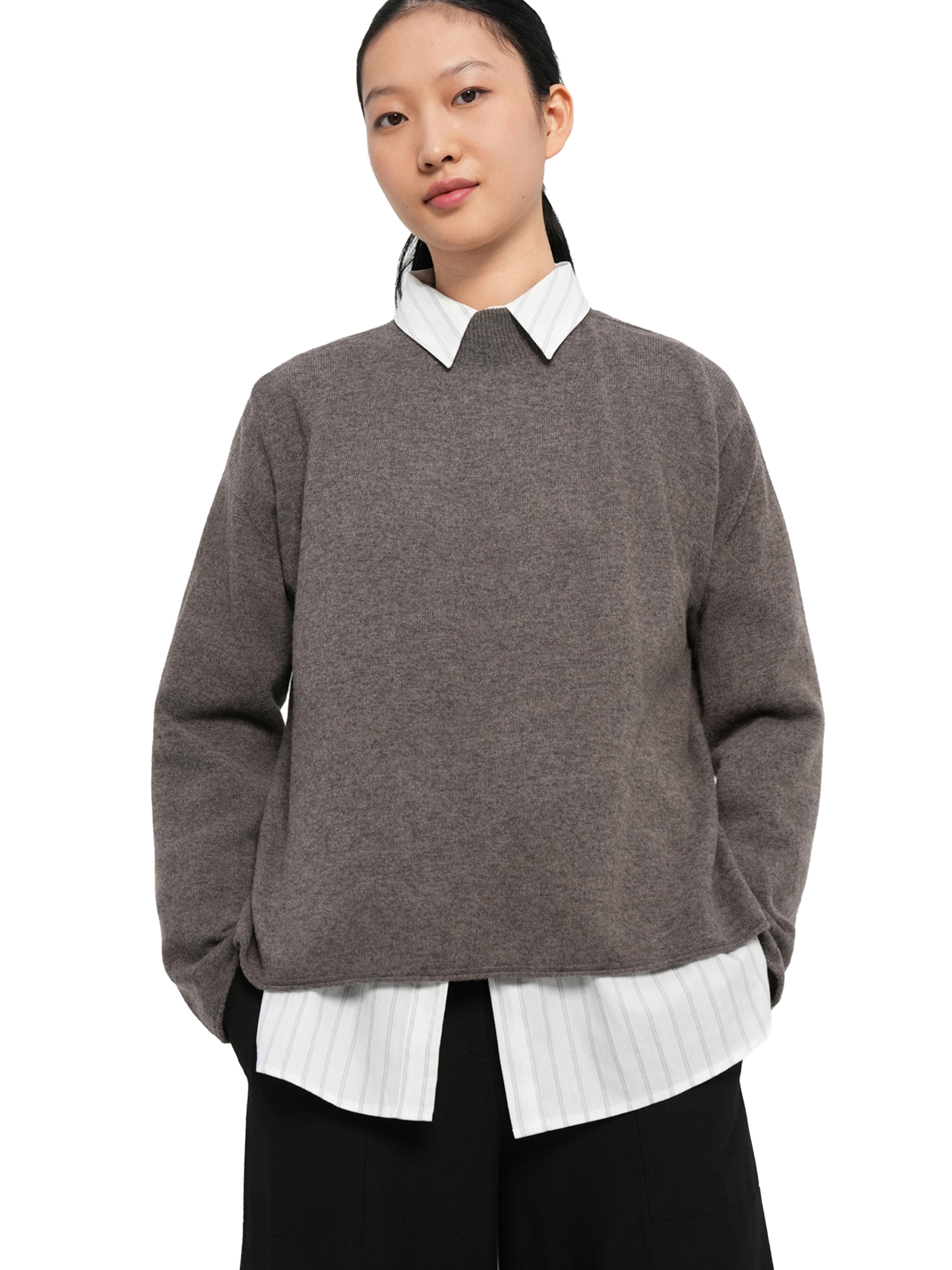 DRYKORN Свитер 'TIMOTHEA' в Серый