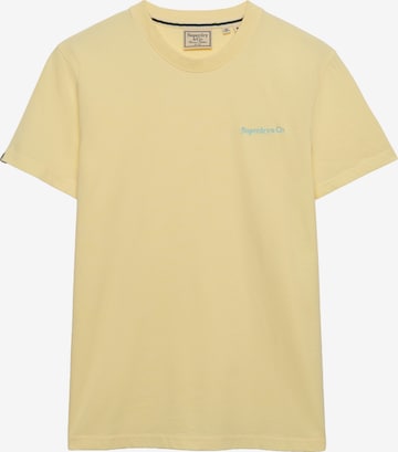 T-Shirt 'Essential Company' Superdry & Co en jaune : devant