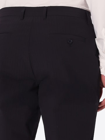 Distretto12 Regular Chino 'CARRUBO' in Zwart