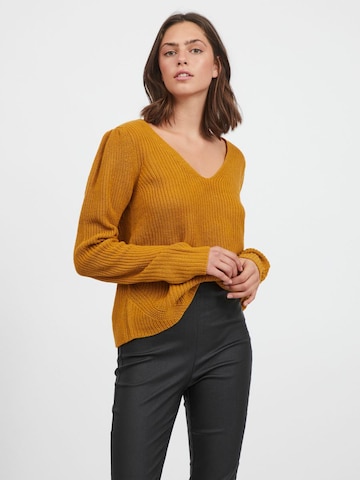 VILA Sweater in Brown