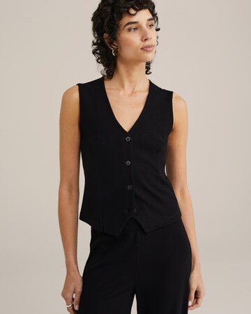 WE Fashion Vest in Black: front