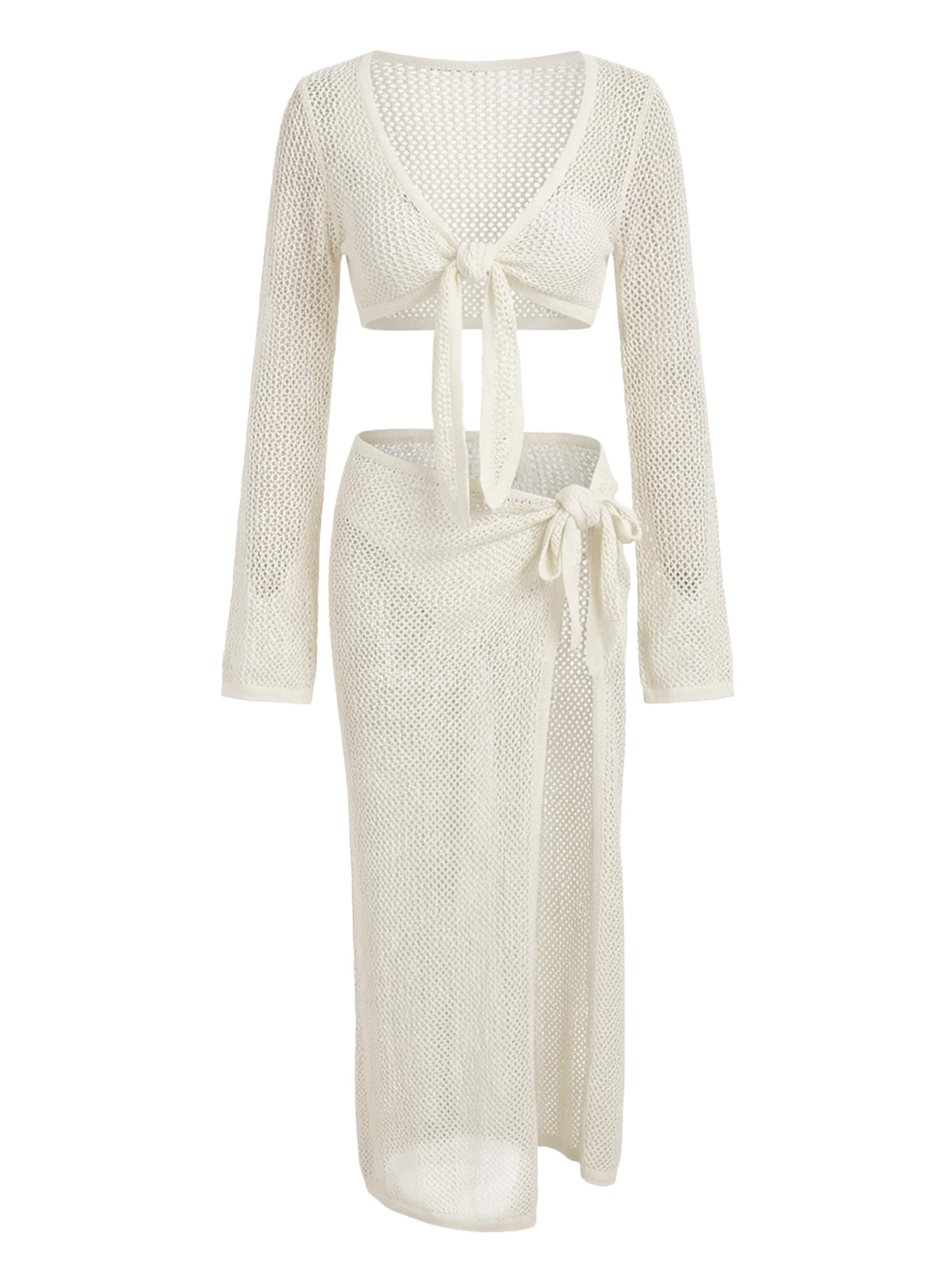 Imily Bela Beach Towel in White: front