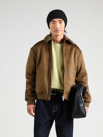 JACK & JONES Přechodná bunda 'JPRCCLUKE' – zelená: přední strana