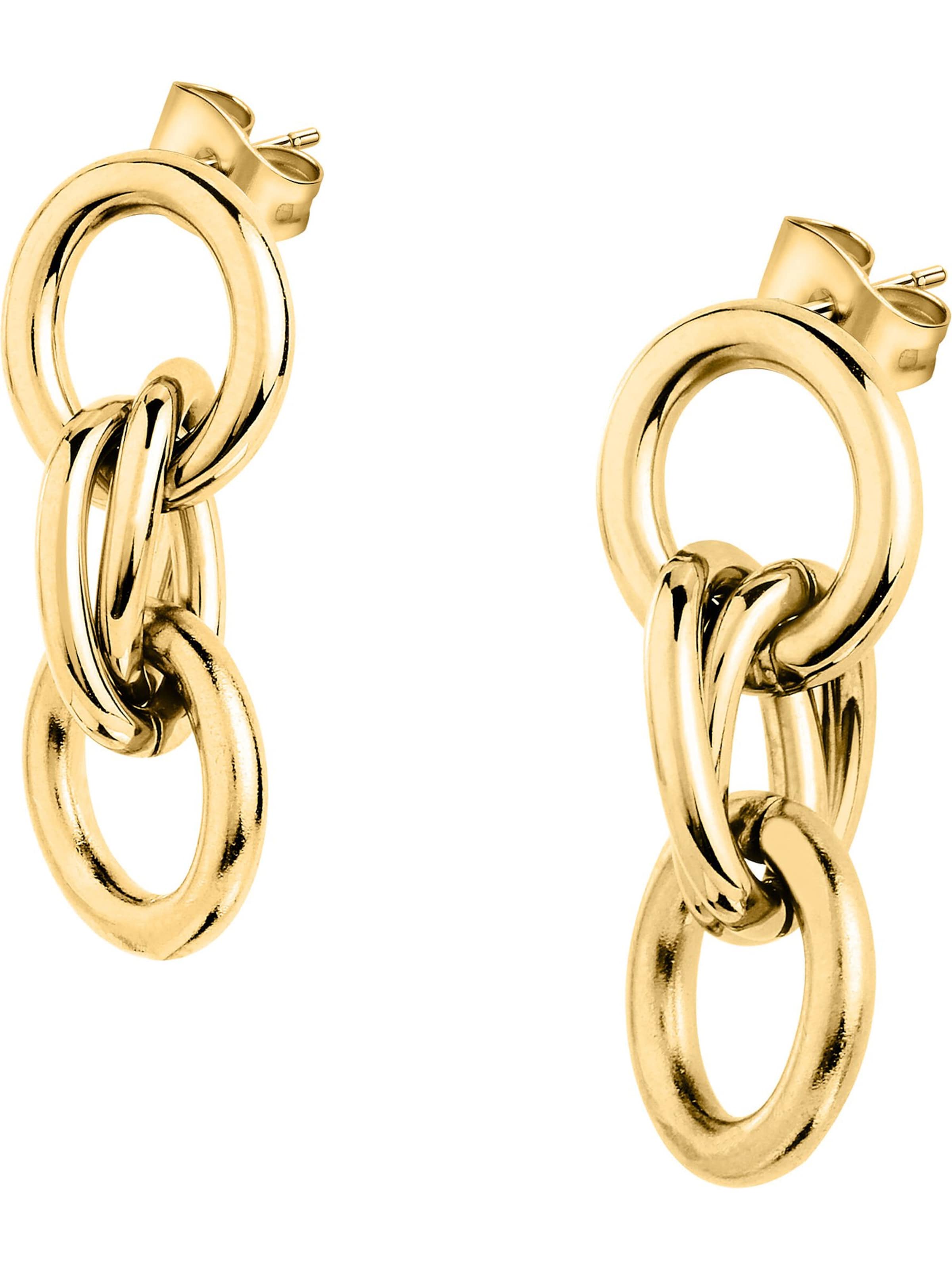 CHRIST Ohrringe in Gold: Vorderseite