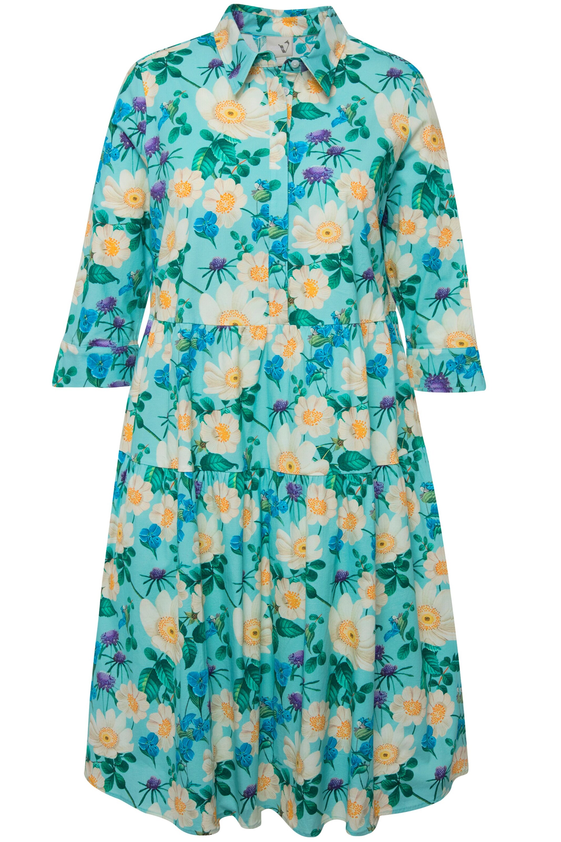 Robe Ulla Popken en vert : devant