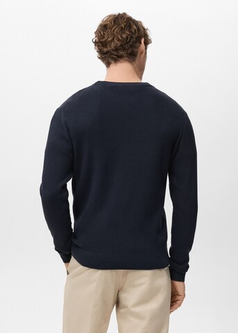MANGO MAN Sweater 'Antigua' in Blue
