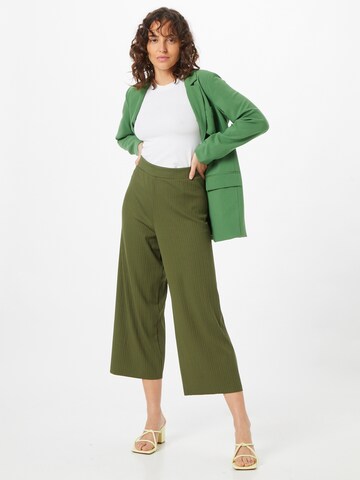 TOM TAILOR DENIM Wide leg Broek in Groen