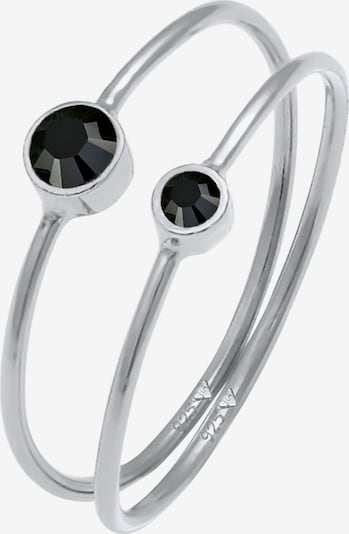 ELLI Ring i svart / silver, Produktvy