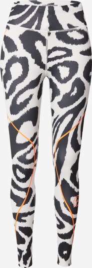 ADIDAS BY STELLA MCCARTNEY Sporthose in orange / schwarz / weiß, Produktansicht