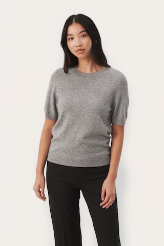 Part Two Sweater 'Everlotta' in Grey: front