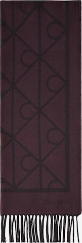 Calvin Klein Schal 'LV04D8061G' in Rot: Vorderseite