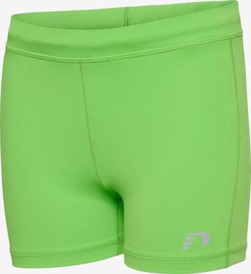 Skinny Pantalon de sport Newline en vert