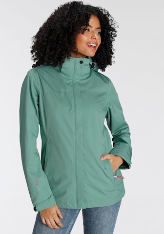 KILLTEC Outdoor Jacket in Green: front