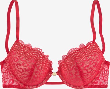 JETTE Push-up-BH in Rot: front