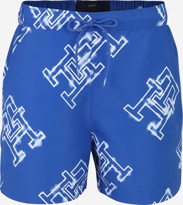 Tommy Hilfiger Underwear Board Shorts in Blue: front