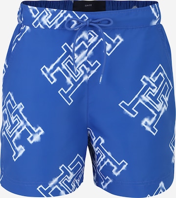 Shorts de bain Tommy Hilfiger Underwear en bleu : devant