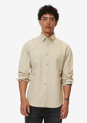 Marc O'Polo Regular Fit Skjorte i beige: forside
