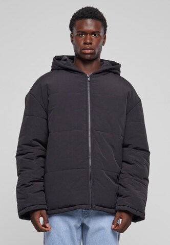Urban Classics - Chaqueta de invierno en negro: frente