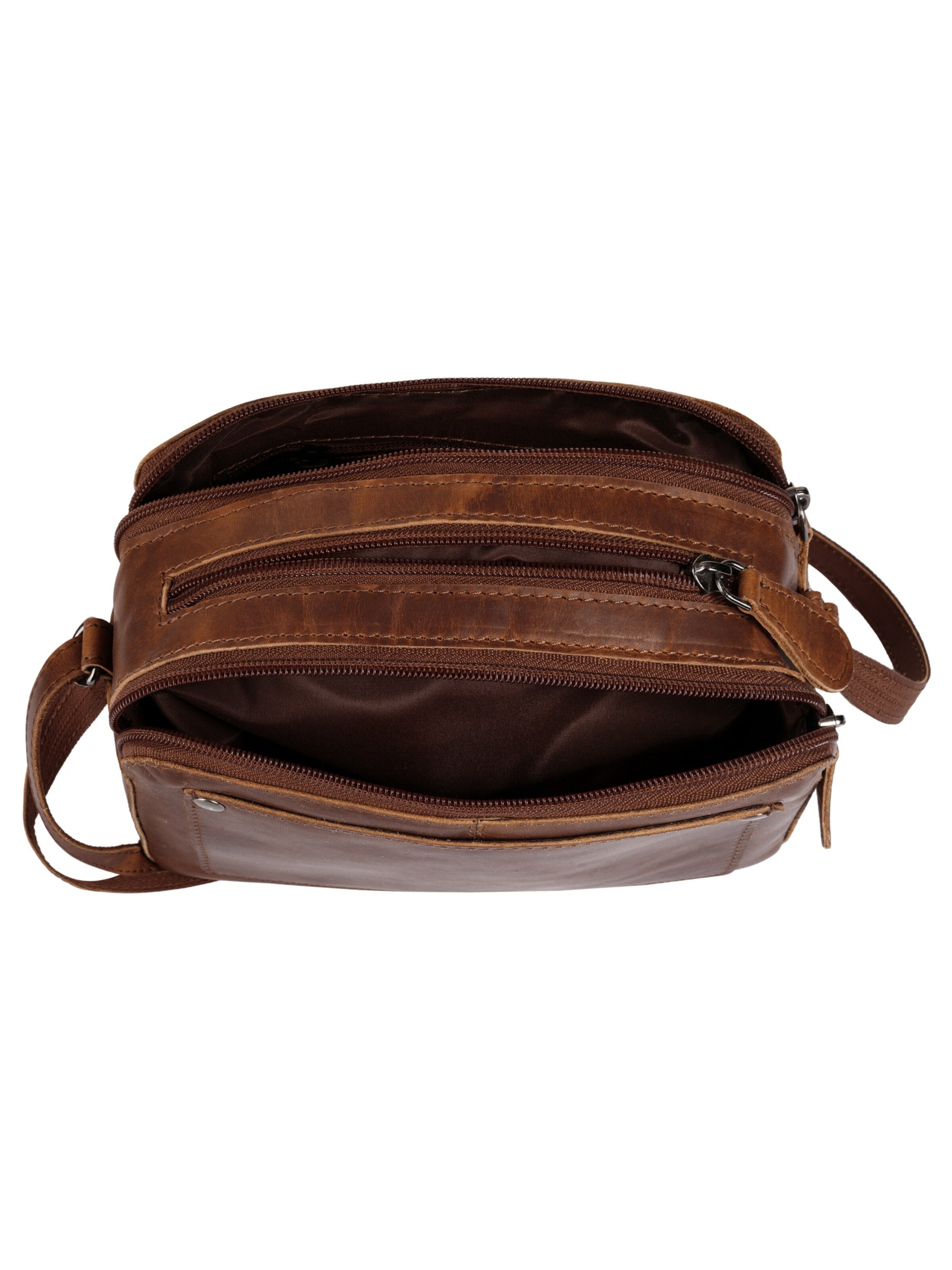 Sac à bandoulière Cluty en marron