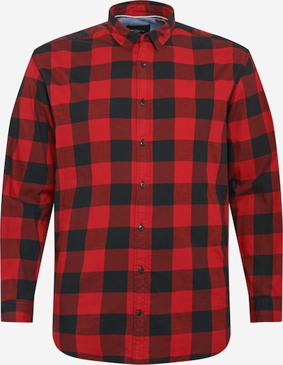Jack & Jones Plus Camisa 'Gingham' en rojo / negro, Vista del producto
