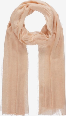 Passigatti Wrap 'Schal uni' in Beige: front