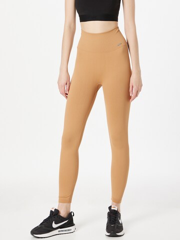 aim'n Skinny Sportbyxa i beige: framsida