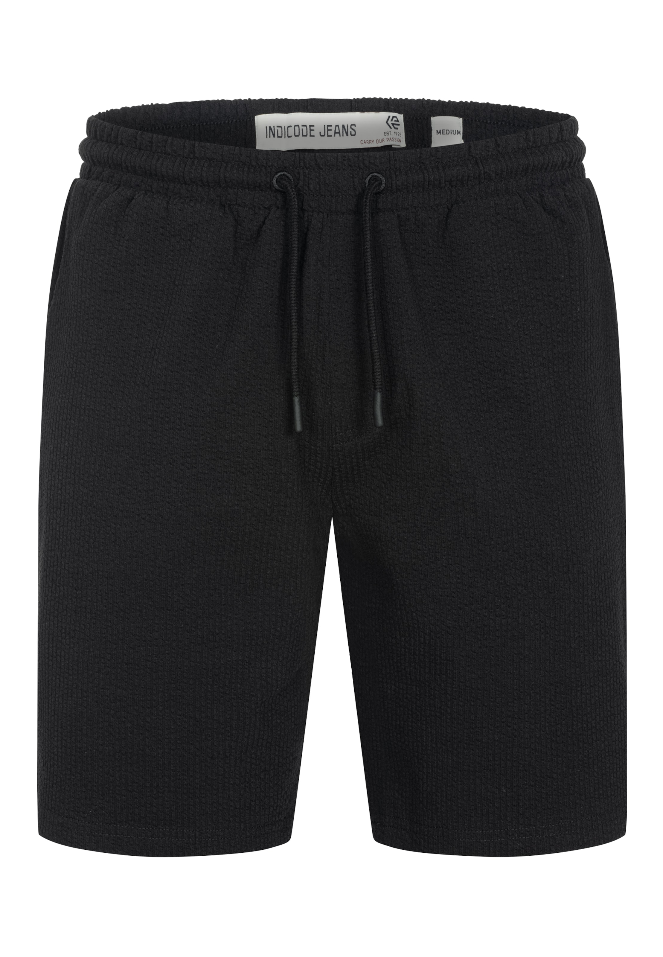 INDICODE JEANS Chino in Zwart: voorkant
