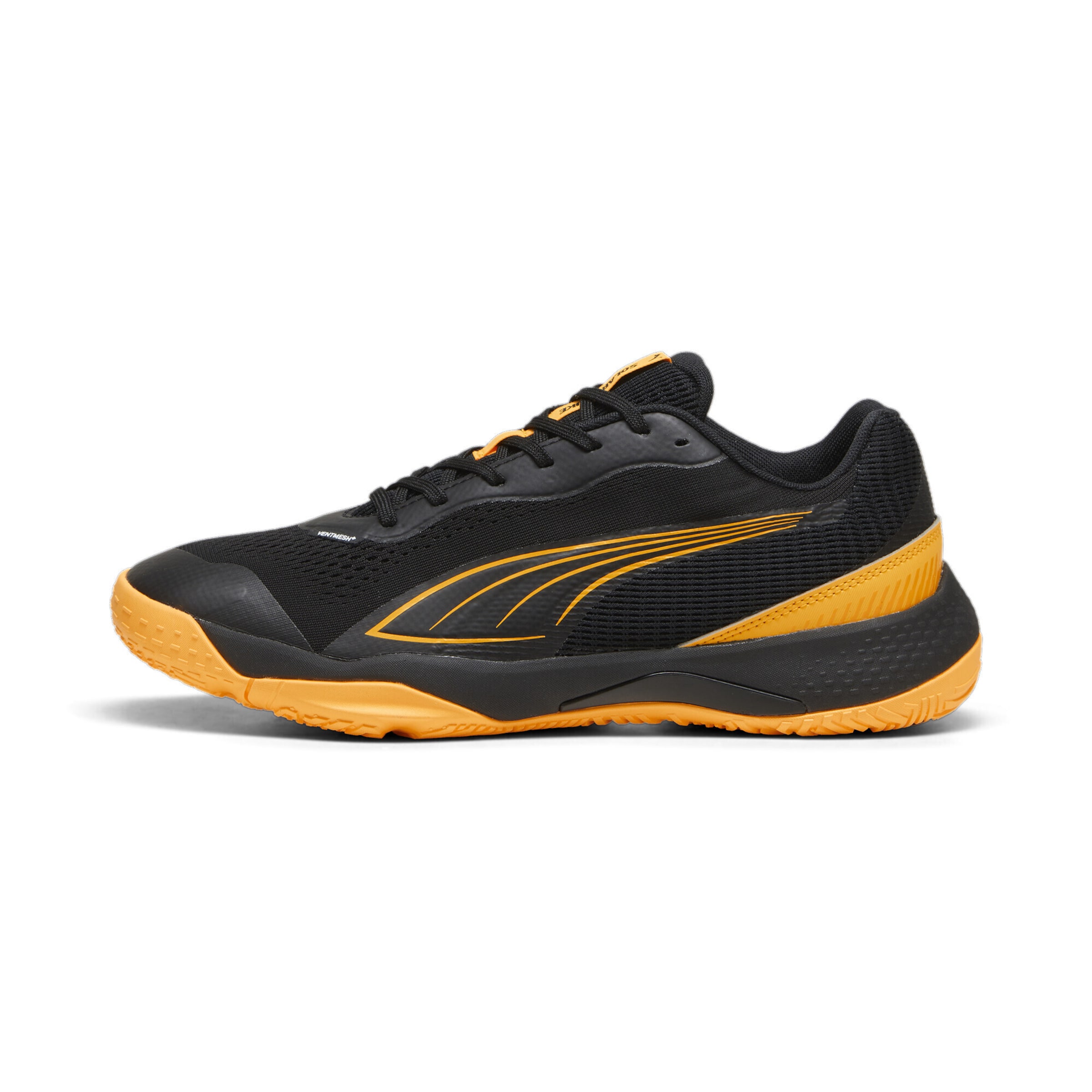 PUMA Athletic Shoes in Black: front
